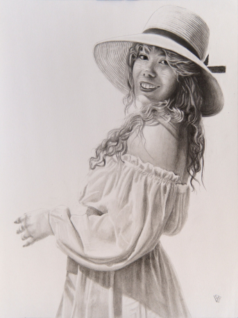 Девушка в шляпе girl_in_a_hat